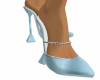 Princess Mules Blue