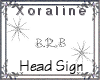 (XL)Silver BRB Sign