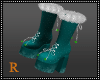Santa Teal Boots Anim.