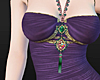 Purple Split Dress
