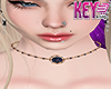 K- Diamond Choker Black