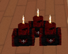 Red N Black Candles