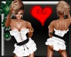 Lj! Cupid white dress