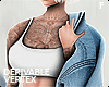 F Shoulder Denim Jacket