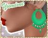 [Y] GREEN Gitana Earring