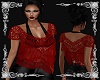 Red lace blouse