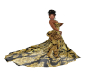 ROYAL GOLD n BLK GOWN