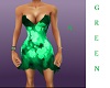 Green Dress (Strapless)