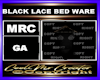 BLACK LACE BED WARE