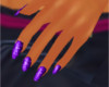 Metallic Purple nails