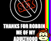 Adulthood sticker