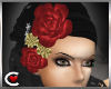 *SC-Hairflowers Red&Gold