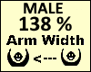 ARM Scaler 138% Male