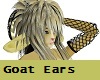 Goldtone Goat Ears