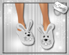 Cute Bunny Slippers Whte