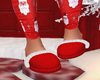 CHRISTMAS RED SLIPPERS