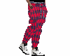 Red Plaid Pants M