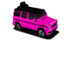 Kid Car Pink