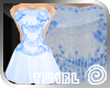 *T* Mini Prom Dress Blue