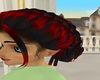 red updo bun wedding
