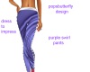 purple swirl pants
