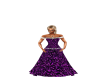 Purple Gltter Ball Gown