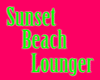 Sunset Beach Lounger