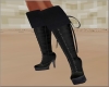 Janet black long boots