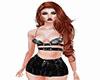 gothic zebra skirt