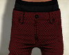{P} Red Ripped Pant 