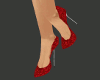Holiday Pumps Red