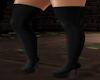 Black Thigh High Boots
