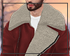 N. Leather Fur Red