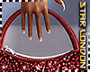 Maroon S.L. Glitter Bag