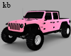 jeep gladiator - pink