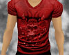 Tshirt skulls and red
