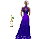 ROBE BLUE DENTELLE