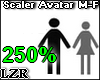 Scaler Avatar M - F 250%