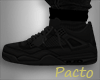 Black Sneakers 4's F