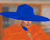 Milan Blue Fur Hat