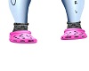 Pink Crocs W/Gamer socks