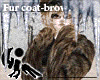 [Hie] Fur coat (Brown)