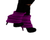 /purple sock/boot