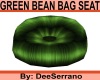 GREEN BEAN BAG SEAT