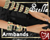 .a Stella Armbands BLK