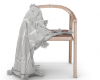 Cabin Wood Chair Blanket