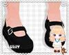 Kid 💜 Black Sandal