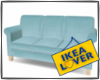 ikea blue couch