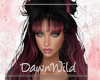 Aniyah Red Love + Bangs