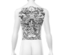 Rosas Flores Back Tattoo
